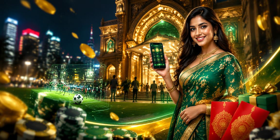 বগুড়ায় বোনাস রেড এনভেলপ হাতে শাড়ি পরা নারী